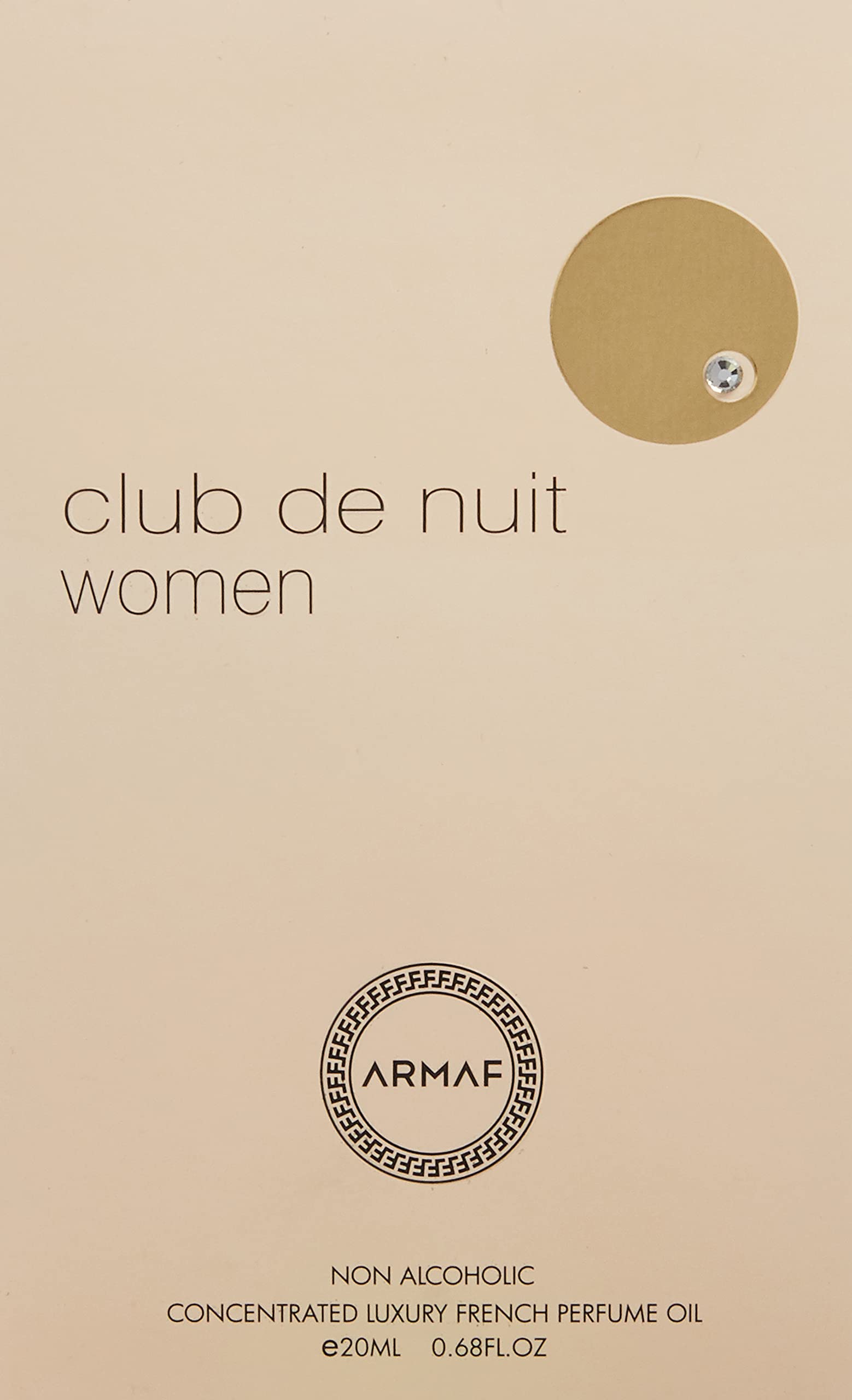 Armaf Club De Nuit Women Non-Alcoholic Concentrated Luxury French Perfume Oil 20Ml, For Her