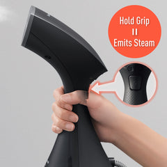 Panasonic 1800W Handheld Garment Steamer, Ni Gs400Hth, Grey