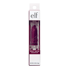 e.l.f. SRSLY Satin Lipstick, Silky, Smooth, Pigmented, Long Lasting, Provides Intense Color Payoff, Sugarplum, 10 Shades, Easy To Apply, 0.16 Oz