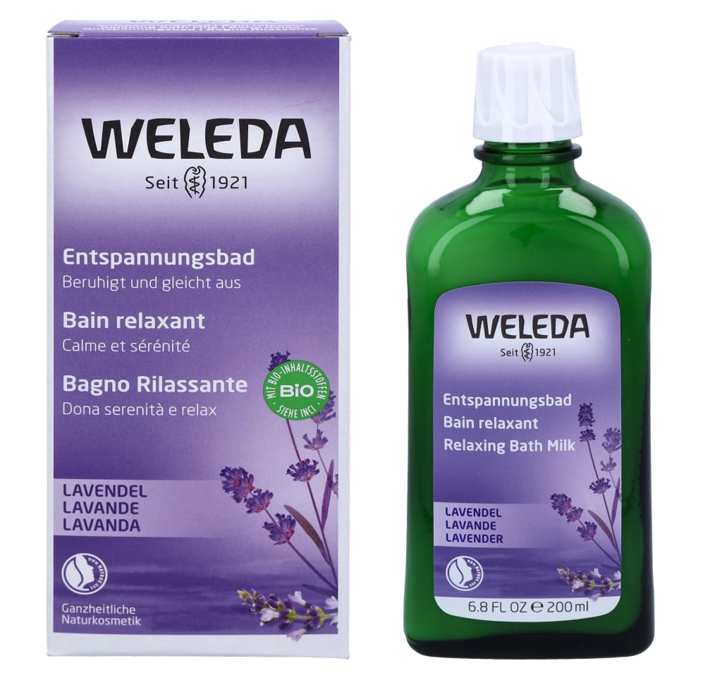 Weleda Lavender Relaxing Bath Milk 200ml Case of 3