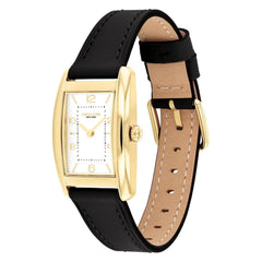 COACH WOMEN'S WHITE DIAL BLACK CALFSKIN STRAP WATCH - 14504312