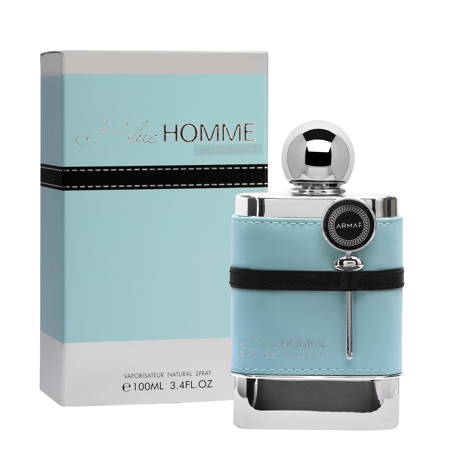 Armaf Homme Eau De Tolette Spray for Men, Blue, 3.4 oz