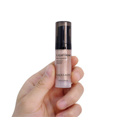 SACE LADY Liquid Pearl Highlighter Makeup Shimmer and Shine Ultra-Smooth Radiant Illuminator For Face Cheekbone Body Glow Bronzer Glitter Illuminating Highlighters Makeups, 0.2Fl Oz