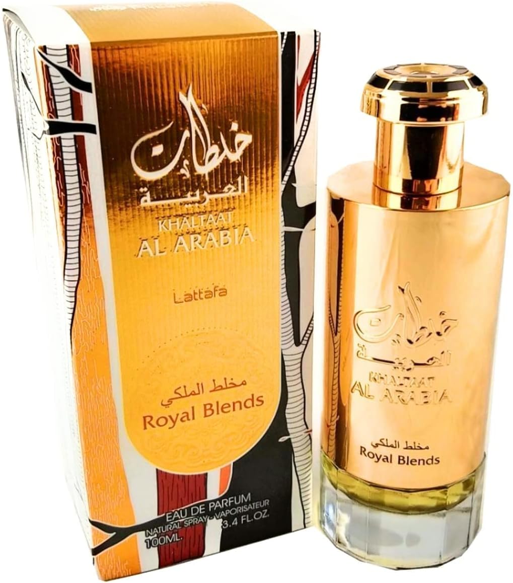 Lattafa Prestige Khaltat Al Arabia for Unisex Eau de Parfum Spray, 3.4 Ounce