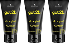 Schwarzkopf got2b Ultra Glued Styling Gel for Edges, 150 ml, Pack of 3