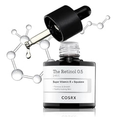 COSRX Retinol 0.5 Oil, Anti aging Serum with 0.5% Retinoid Treatment for Face, Reduce Wrinkles, Fine Lines, & Signs of Aging, Gentle Skincare for Day & Night, Korean Skincare