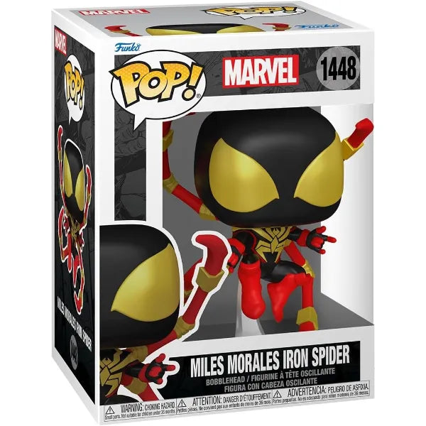 Funko POP Marvel: Spider-Man Comics - Miles Morales Iron Spider - 1/6 Odds for Rare Chase Variant - Marvel Comics - Collectable Vinyl Figure