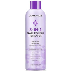 Glamonade Acetone Nail Polish Remover Professional Soak off Gel Nail Polish Remover Enriched with Natural Grape Seed Oil 8 Fl Oz for Gel Acrylic Nail Glue Dip Powder for Home Salon