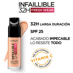 INFAILLIBLE FRESH WEAR 32H SPF25 vitamina c #160-lin rose 30