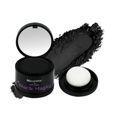 BELLAVITA Hair Powder 4g | Covers Grey Hair & Bald Spots Instantly | Root Touch Up | Root Cover Up | Sweat-Resistant & Long-Lasting Formula | Natural Looking Colour | Quick cover touch-up