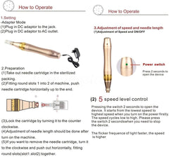 Dr Pen Derma Pen Auto Microneedle System ULTIMA - M5, Adjustable 0.25 to 2.5mm