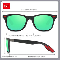 Polarized Sunglasses Mens Womens Cool Fishing Driving Hiking Ultralight Retro Wrap Around Travel sun glasses UV Protection
