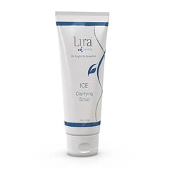 Lira Clinical ICE Clarifying Face Scrub Soothing & Exfoliating Scrub with Echinacea Plant Stem Cells & Botanical Extracts Eco-Bead Technology Anti acne, Brightening & Cleans Pores 4 fl oz