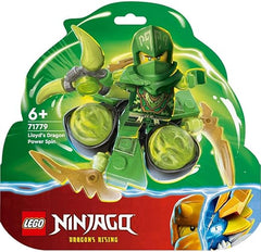 LEGO NINJAGO Lloyd’s Dragon Power Spinjitzu Spin 71779 Building Blocks Toy Set; Toys for Boys, Girls, and Kids (56 Pieces)