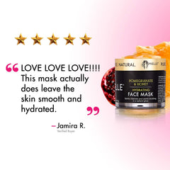 Mielle Organics Pomegranate & Honey Hydrating Face Mask, 3.5 Ounce