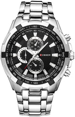 Curren for Men Analog Stainless Steel Watch - Silver