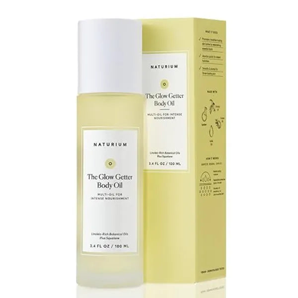 Naturium The Glow Getter Body Oil, Multi Oil for Intense Nourishment, Hydrating & Moisturizing Formula, Vegan, 3.4 oz 100 ml .