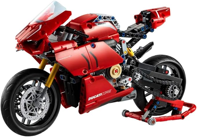 LEGO Technic: Ducati Panigale V4 R 42107 (646 Pieces) 2020 with Valinor Frustration-Free Packaging