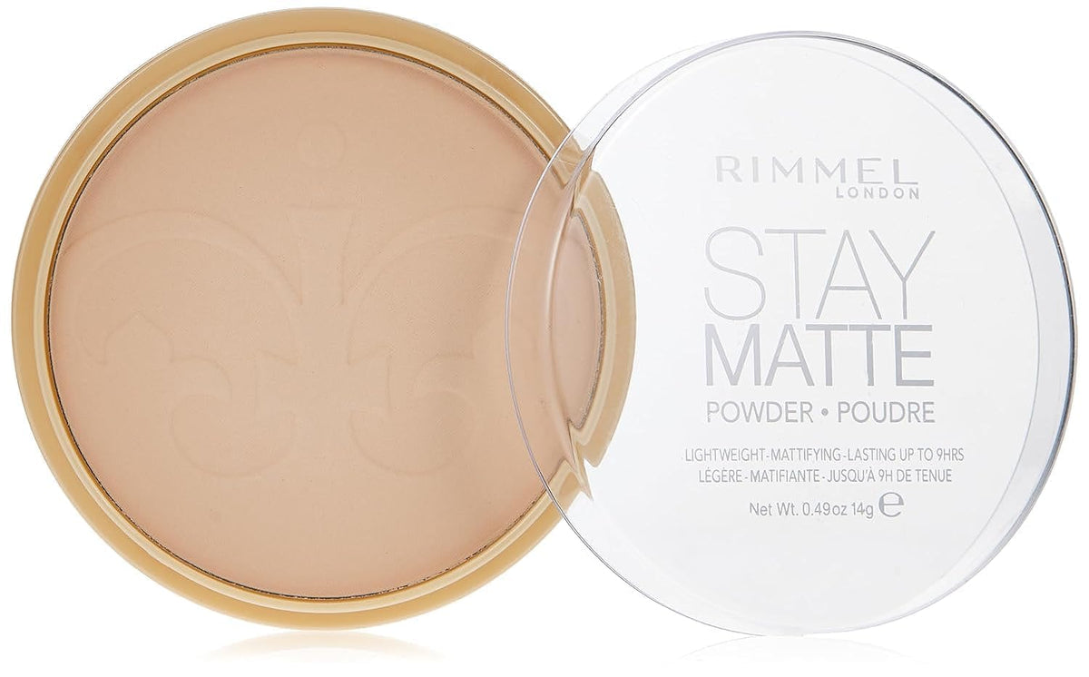 Rimmel London, Stay Matte Pressed Powder, 05 Silky Beige, 14g