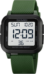 SKMEI Digital Watch Waterproof with Stopwatch Alarm Countdown Dual Time for Men Women