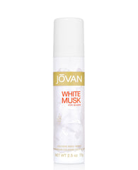 Jovan White Musk for Women, Body Spray, 2.5 fl. oz, Women's Fragrance with Musk & Floral Notes.