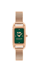 Coach CADIE Women's Watch, Analog-Gold / Green