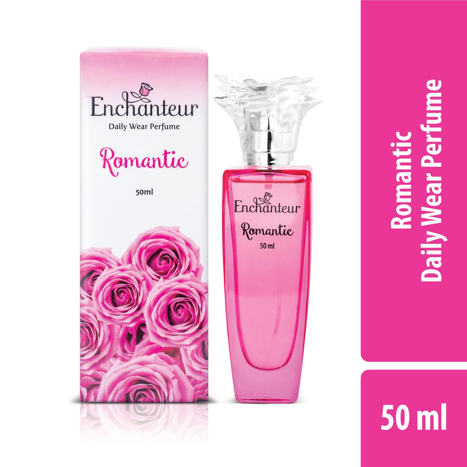 Enchanteur Romantic Liquid Jasmine Perfume For Women, 50Ml