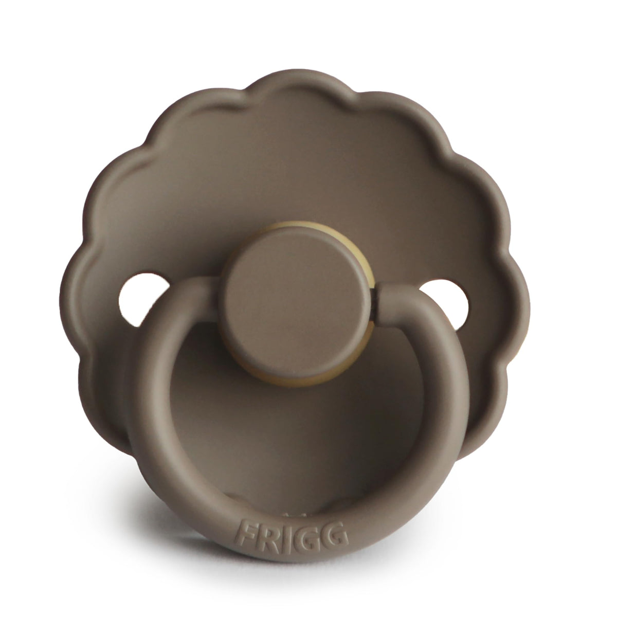 FRIGG Daisy Latex Baby Pacifier 6-18M 1-Pack Portobello - Size 2