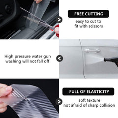 Universal Car Door Edge Guard Door Sill Protector, Bumper protector, Automotive Anti-Collision Strip for Car Door Edge/Front and Rear Bumper/Door Sill Protector, Transparent 5CM X 10M(2In x 33Ft)