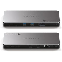 Satechi Thunderbolt 4 Dock 100W Charging, Dual Monitor HDMI 4K/60Hz, 40Gbps Data Transfer, 2 USB-A 3.2, Ethernet, Thunderbolt 4 Dock for MacBook Air/Pro M5, Mac/Windows, DisplayLink Software Required