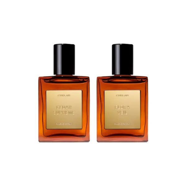 CYKLAR Perfume Oil Roll On. Travel Friendly Cedar Supreme & Flora Veil Fragrance Bundle
