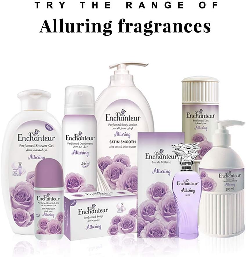 Enchanteur Radiant White- Alluring Lotion For Glowing Fairer Skin, For All Skin Types, 250 ml