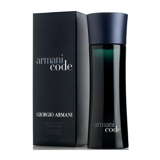 Giorgio Armani Code Perfume for Men, EDT Spray, 75 ml