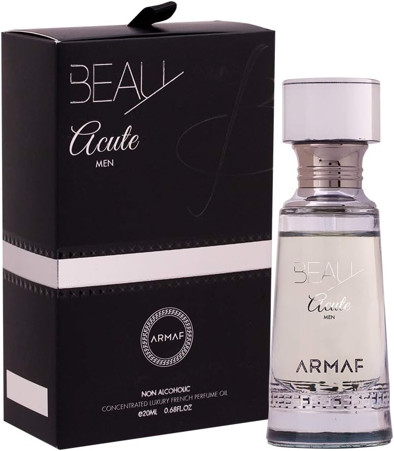 ARMAF Beau Acute For Men Luxury French Perfume Oil, 20ml