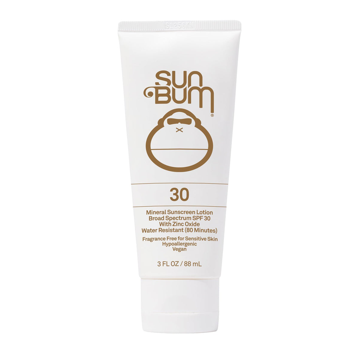 Sun Bum Mineral SPF 30 Sunscreen Body Lotion| Broad Spectrum Moisturizing Facial Sunblock with Vitamin E | Vegan and Hawaii 104 Act Compliant (Octinoxate & Oxybenzone Free) | Travel Friendly 3 oz