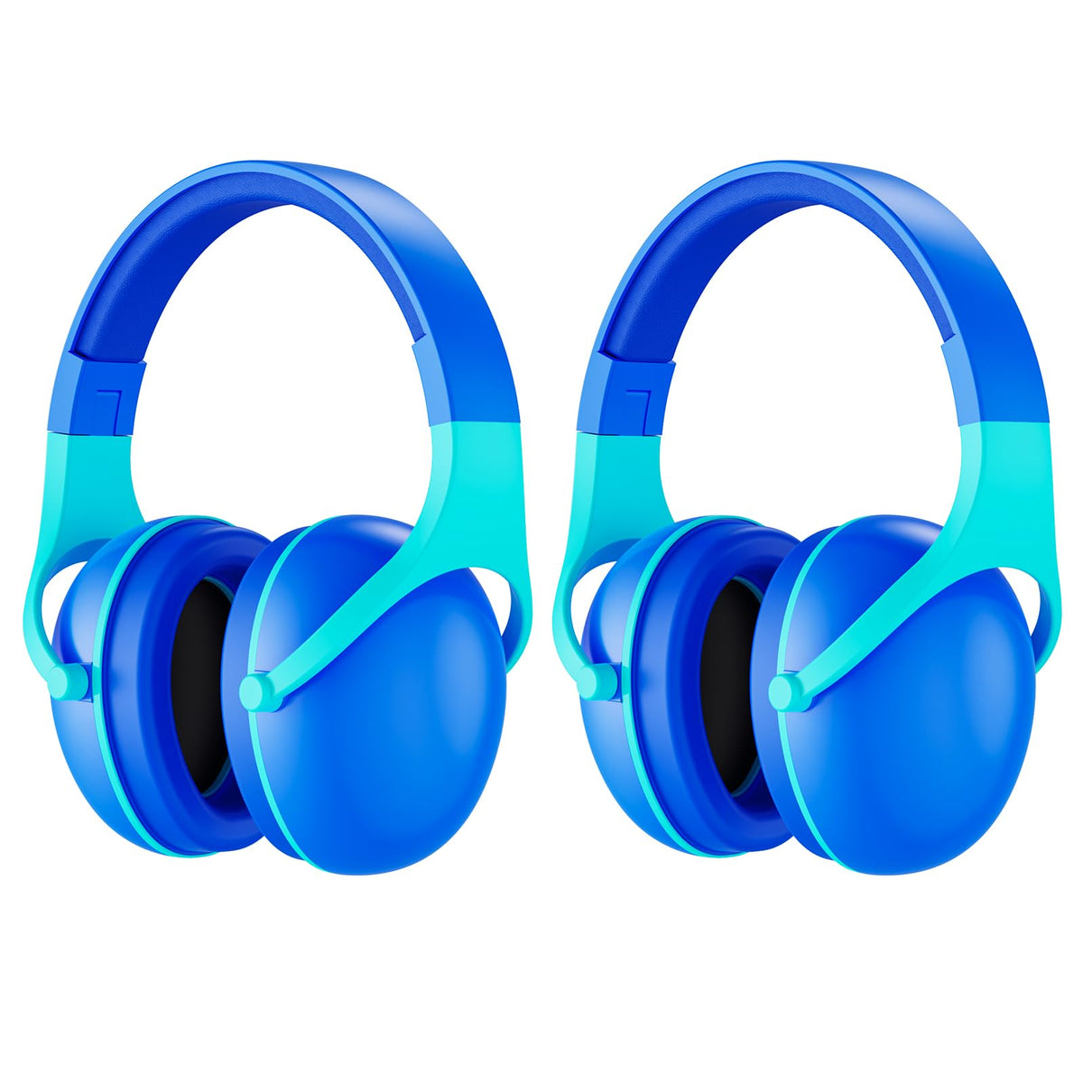 ProCase Noise Cancelling Headphones for Kids, 2 Pack Kids Ear Protection, Hearing Protection Earmuffs for Sensory Autism Toddler Child - Indigo