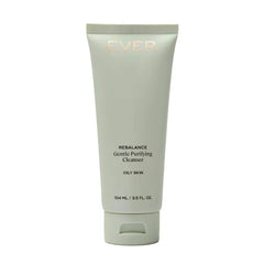 EVER Rebalance Gentle Purifying Cleanser – Purifying Gel Cleanser with Salicylic Acid & Willow Bark for Oily Skin, Deep Pore Cleanse & Blemish Control, Clean-Formulated - 3.5 fl oz