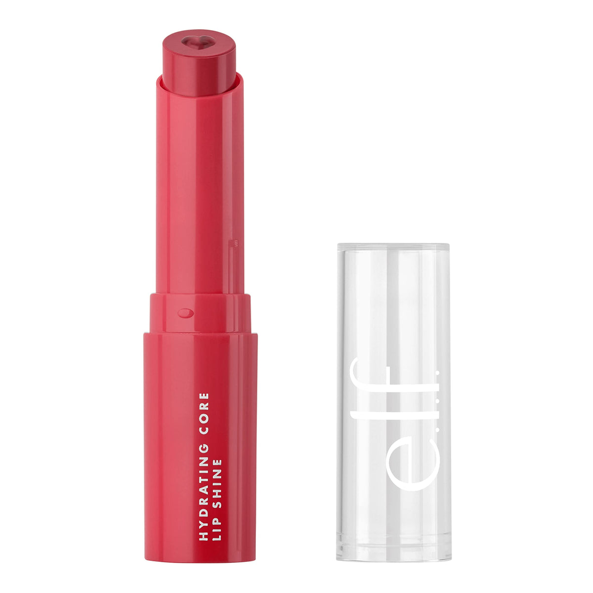 e.l.f. Hydrating Core Lip Shine, Sheer Tinted Lip Balm, Nourishing & Conditioning, Soft Shine, Lovely, 0.09 Oz (2.8G)