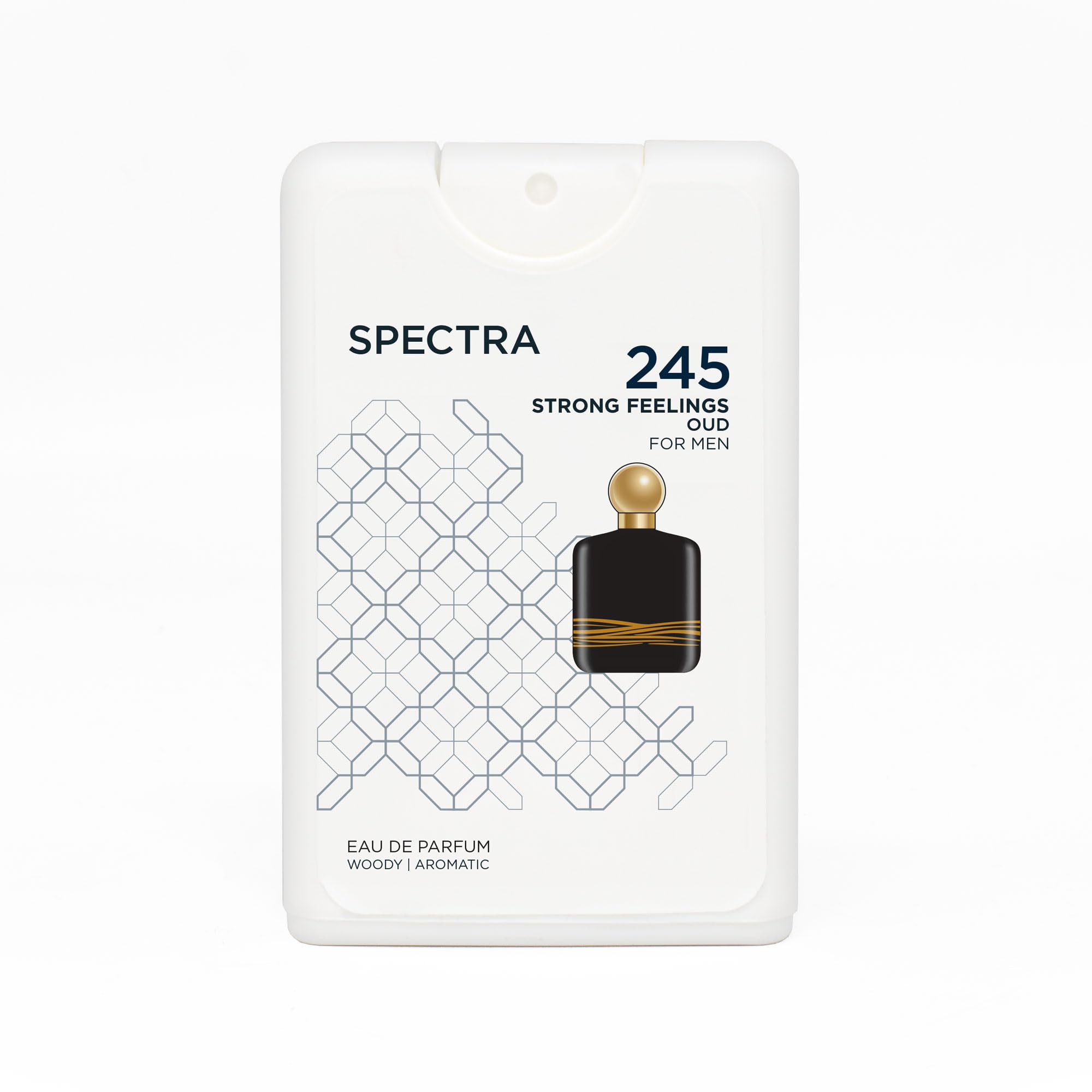 Spectra Pocket 245 Strong Feelings Oud EDP Perfume For Men - 18ml