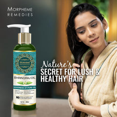 Morpheme Pure Bhringraj Hair Oil (ColdPressed & Undiluted) 200ml
