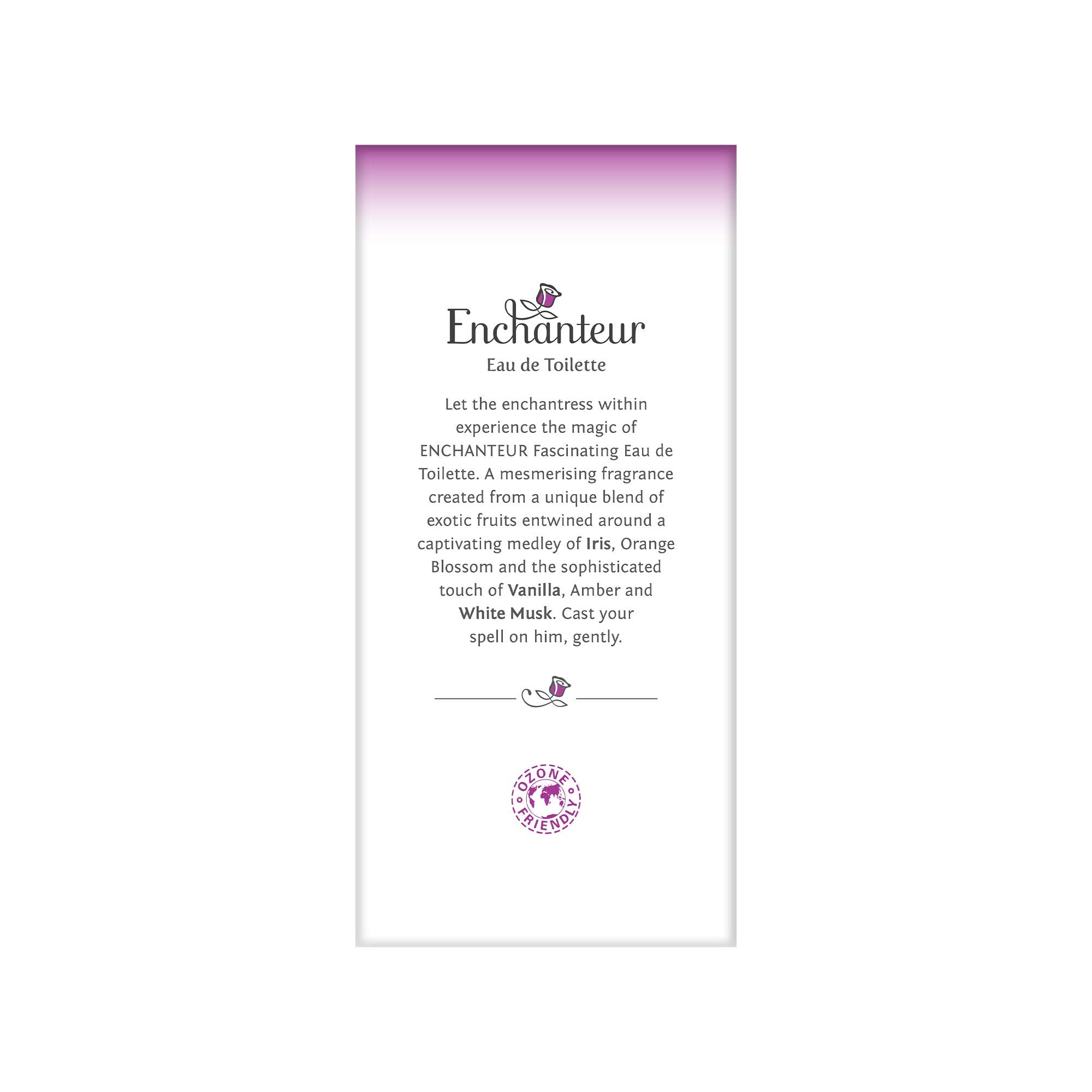 Enchanteur Fascinating Eau De Toilette, Perfume For Women, Long Lasting Fragrance, 100 ml