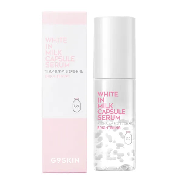G9SKIN White In Milk Capsule Serum, Korean Hydrating Serum, 50ml