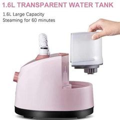 Rmoutf 2000W Vertical Clothes Garment Steamer, Height Adjustable Steamer Built-in Ironing Board, 40 Second Heating Household ＆ Commercial Steam Irons