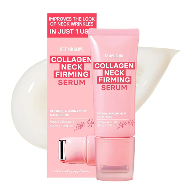 Avon Beyond Glow Collagen Neck Firming Serum – Lightweight Hydrating Formula for Smoother, Firmer-Looking Neck & Décolleté
