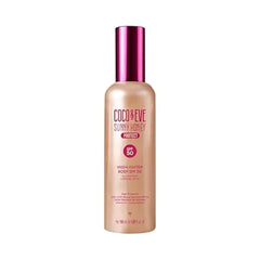 Coco & Eve Body Highlighter SPF 50 Shimmer Sunscreen, Broad Spectrum Sun Protection, Lightweight Serum Like Lotion with Pearlescent Minerals & Vitamin E for Hydrated & Glowing Skin, 5.07 Fl Oz