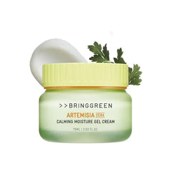 BRING GREEN Artemisia Cera Calming Moisture Gel Cream Vegan Glass Skin Daily Skincare for Intense Moisturization for Dry, Oily skin, Calming Sensitive Skin, Irritated Skin 2.53 Fl. Oz.