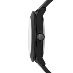 Skechers Men's Rosencrans Quartz Plastic and Silicone Sports Watch - Three-Hand Black