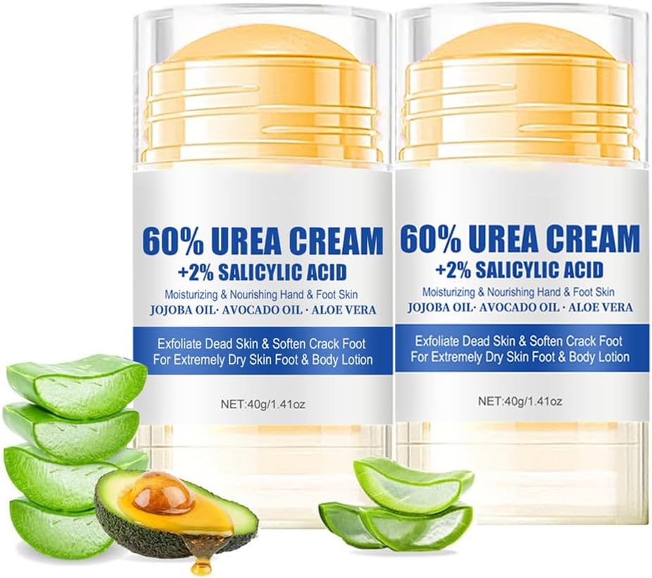 GraGra Urea Cream, 2 Pcs Urea Foot Cream, Premium Urea Foot Cream, Skin Care Moisturizer, For Feet, Hands, Heels, Elbows, Knees and More, Deep Moisturizes, Callus Remover and Soften