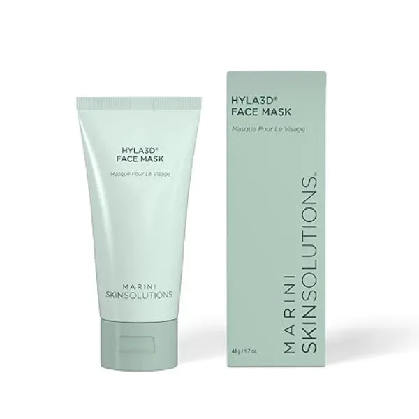 Marini SkinSolutions Hyla3D Face Mask Advanced At Home Hyaluronic Acid Treatment Restores Hydration & Reduces Appearance of Fine Lines Made in the USA 1 oz