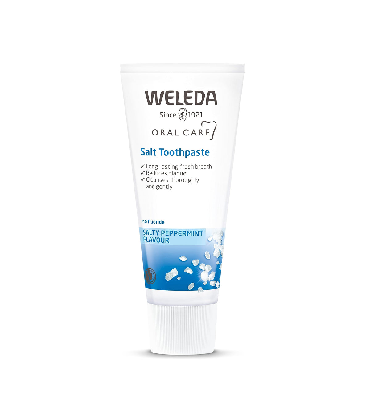 WELEDA Sole toothpaste, fluoride-free natural cosmetics toothpaste to prevent tooth decay and protect teeth from harmful acids and tartar (1 x 75 ml)
